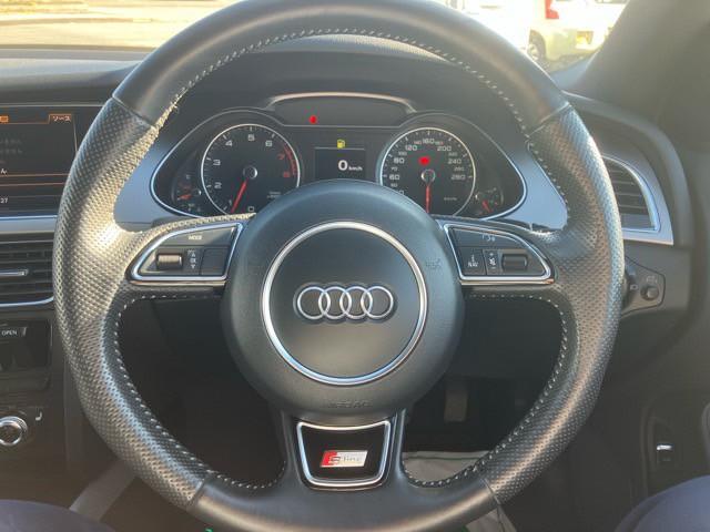 Ａ４ ２．０ＴＦＳＩ　Ｓラインパッケージ　ユーザー買取車　メーカーナビ　バックモニター　フルセグＴＶ　Ｂｌｕｅｔｏｏｔｈ　純正１８インチアルミ　ＨＩＤヘッドライト　パワーシート　シートヒーター　ハーフレザー　取保　スペアキ（22枚目）