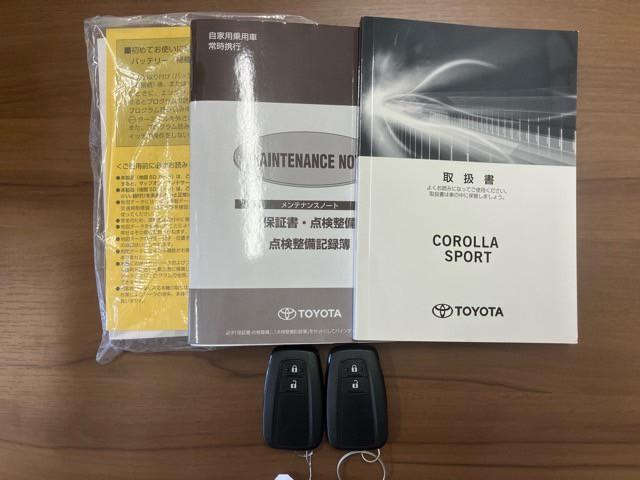 カローラスポーツ ハイブリッドＧ　Ｚ　１年保証付き　ユーザー買取車　純正９インチナビ（ＮＳＺＴ－Ｙ６８Ｔ）　バックモニター　Ｂｌｕｅｔｏｏｔｈ　ＬＥＤヘッドライト　プリクラッシュセーフティ　純正１８インチアルミ　ＥＴＣ　取保　スペアキー（43枚目）