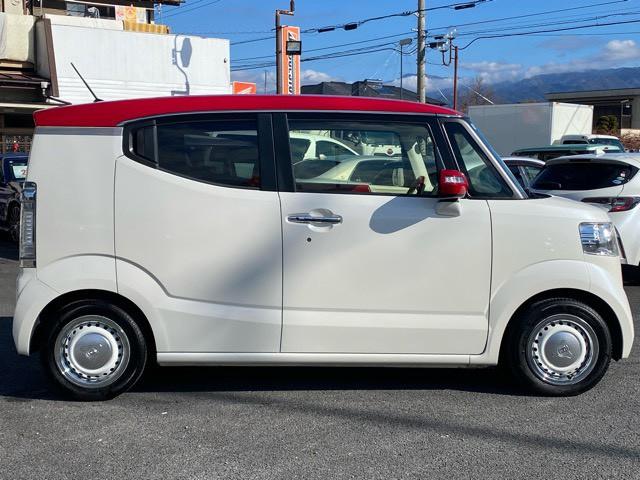 Ｎ－ＢＯＸスラッシュ Ｘ　ツートンカラー　１年保証付　ユーザー買取車　９スピーカー　純正ナビ（ＶＲＭ－１５５ＶＦｉ）　Ｂｌｕｅｔｏｏｔｈ　フルセグＴＶ　バックモニター　シートヒーター　ハンドルヒーター　ＥＴＣ　取保　スペアキー（4枚目）