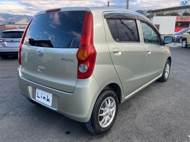 ミラ Ｘ　ユーザー買取車　純正オーディオ　キーレス　エアコン　パワステ　パワーウィンドウ　電格ミラー　社外１３インチアルミ　取保（5枚目）