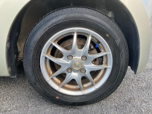 ミラ Ｘ　ユーザー買取車　純正オーディオ　キーレス　エアコン　パワステ　パワーウィンドウ　電格ミラー　社外１３インチアルミ　取保（25枚目）
