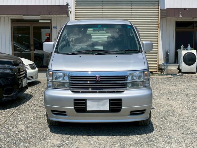 キャラバンエルグランド Ｖ　ラウンジパッケージ　４ＷＤ　ディーゼルターボ　純正ナビ　ＥＴＣ　左側スライドドア　オートエアコン　衝突安全ボディ　ＡＢＳ　運転席・助手席エアバッグ　走行距離８．２万キロ　車検令和８年３月まで　修復歴無し（2枚目）