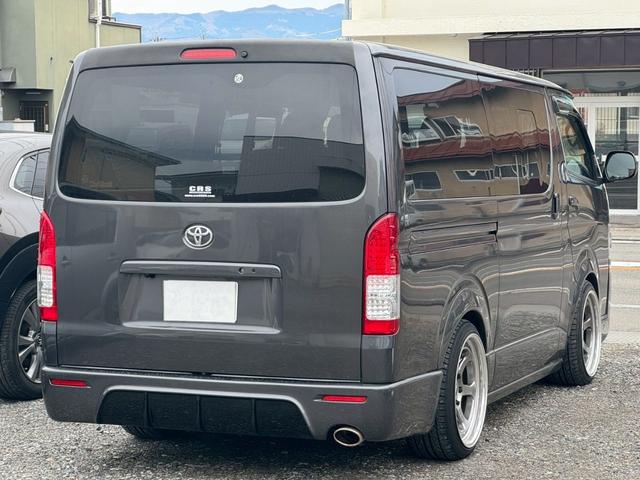 ハイエースバン スーパーGL ダークプライムII ロング ベッドキット CRSカスタム仕様 フルエアロ 社外AW 10インチナビ(7枚目)