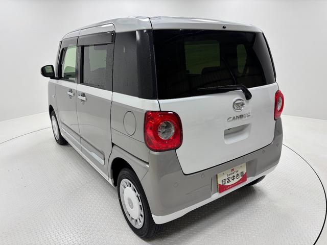 ムーヴキャンバス ストライプスGターボ ターボ 防錆塗装済み オーディオレス ワイヤレス充電機能 HDMI、USBソケット 追従機能 ホッとカップホルダー 両側電動スライドドア 両側シートヒーター LED スマートキー スマートアシスト(31枚目)