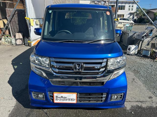 N-BOXカスタム G・ターボLパッケージ 両側電動スライドドア/エアコン/キーレスエントリー/パワーステアリング/パワーウィンドウ/フルフラット/衝突安全ボディ//盗難防止システム(9枚目)