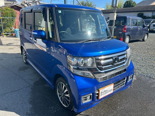 N-BOXカスタム G・ターボLパッケージ 両側電動スライドドア/エアコン/キーレスエントリー/パワーステアリング/パワーウィンドウ/フルフラット/衝突安全ボディ//盗難防止システム(11枚目)