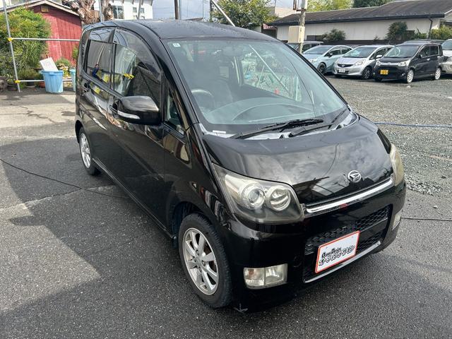 ムーヴ カスタム　Ｘリミテッド　パワーステアリング／パワーウィンドウ／ＣＤ／オーディオ／ＡＭ・ＦＭラジオ／ＡＢＳ／フルフラット／衝突安全ボディ／盗難防止システムエアコン／キーレスエントリー／（10枚目）