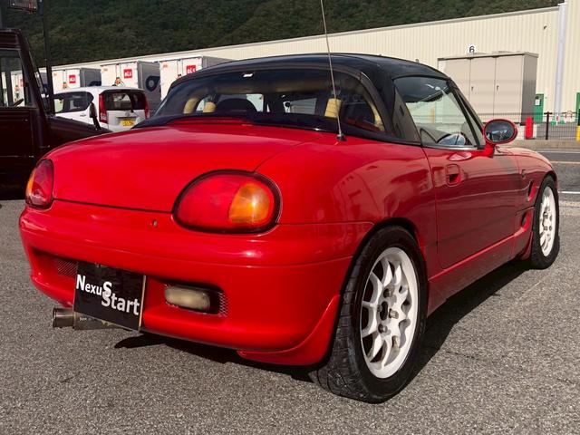 カプチーノ ベースグレード　同色全塗装・５ＭＴ・クラフトマンタフエンジン・Ｄｅｆｉ追加メーター・ＧＲｅｄｄｙ　ｅ－ｍａｎａｇｅ・アラゴスタ車高調・ロールバー・ＨＴ０７タービン・ＴＯＭＥＩフューエルレギュレーター（8枚目）