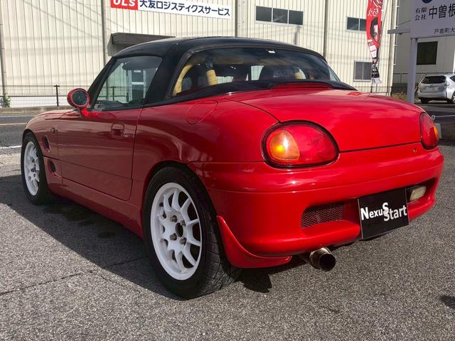 カプチーノ ベースグレード　同色全塗装・５ＭＴ・クラフトマンタフエンジン・Ｄｅｆｉ追加メーター・ＧＲｅｄｄｙ　ｅ－ｍａｎａｇｅ・アラゴスタ車高調・ロールバー・ＨＴ０７タービン・ＴＯＭＥＩフューエルレギュレーター（10枚目）