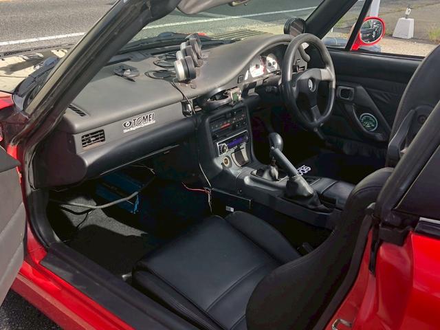 カプチーノ ベースグレード　同色全塗装・５ＭＴ・クラフトマンタフエンジン・Ｄｅｆｉ追加メーター・ＧＲｅｄｄｙ　ｅ－ｍａｎａｇｅ・アラゴスタ車高調・ロールバー・ＨＴ０７タービン・ＴＯＭＥＩフューエルレギュレーター（12枚目）