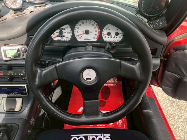 カプチーノ ベースグレード　同色全塗装・５ＭＴ・クラフトマンタフエンジン・Ｄｅｆｉ追加メーター・ＧＲｅｄｄｙ　ｅ－ｍａｎａｇｅ・アラゴスタ車高調・ロールバー・ＨＴ０７タービン・ＴＯＭＥＩフューエルレギュレーター（15枚目）