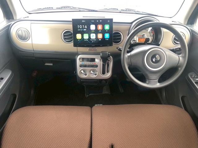 アルトラパン X 4WD ワンオーナー 社外10インチディスプレイオーディオ Bluetooth カープレイ シートヒーター プッシュスタート ヘッドライトレベライザー(8枚目)