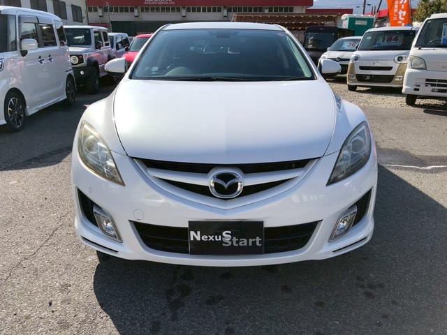 アテンザスポーツワゴン 25S 4WD クリアビューパッケージ オートライト レインセンサー付きフロントワイパー ウィンカーミラー スポーティタイプリアスポイラー プッシュボタンスタートシステム アドバンスキーレスエントリーシステム(3枚目)