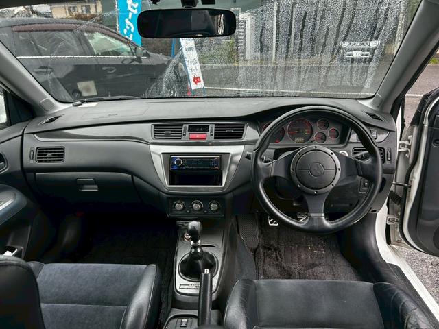 ランサー GSRエボリューションIX 社外車高調 レカロシート タワーバー  エアコン ADVANレーシングホイール エアコン オーディオ(8枚目)