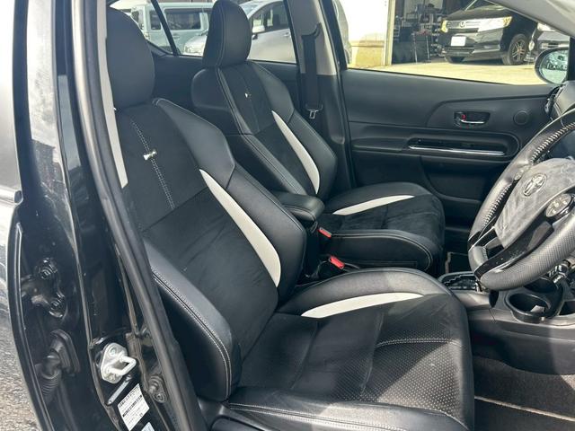 アクア Ｇ　Ｇ’ｓ　トヨタセーフティ　ハーフレザー　ナビ　フルセグ　バックモニター　ＬＥＤヘッドライト　プッシュスタートボタン　Ｇｓホイール　クルーズコントロール　ＥＴＣ　オートマチックハイビーム（5枚目）