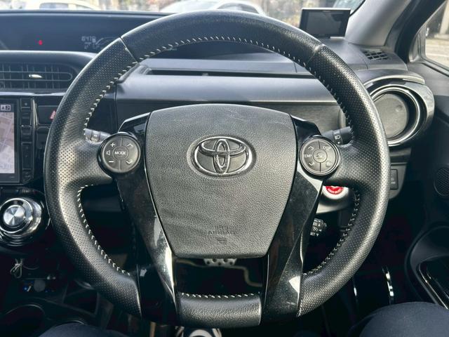 アクア Ｇ　Ｇ’ｓ　トヨタセーフティ　ハーフレザー　ナビ　フルセグ　バックモニター　ＬＥＤヘッドライト　プッシュスタートボタン　Ｇｓホイール　クルーズコントロール　ＥＴＣ　オートマチックハイビーム（9枚目）