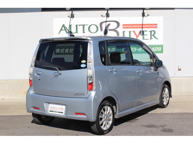 ムーヴ カスタム　ＲＳ　ターボ　スマートキー　プッシュスタート　ＥＴＣ　オートエアコン　純正オーディオ　取説　保証書（5枚目）