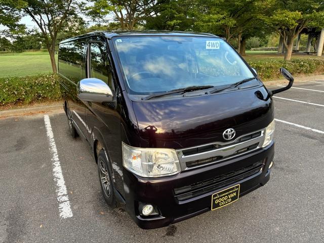 ハイエースバン ロングスーパーＧＬプライムセレ　４ＷＤ　ディーゼルターボ　５人乗り　ＡＴ　５ドア　オートクローザー　フォグ　リアスポイラー　キーレス　電動格納ミラー　地デジＴＶ　ナビ　アルミホイール　Ｂカメラ　Ｗエアコン　ワンオーナー　ＥＴＣ（16枚目）