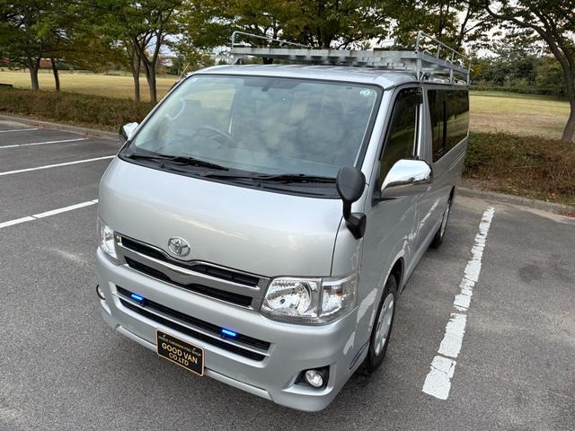 ハイエースバン ロングスーパーＧＬ　４ＷＤ　ディーゼルターボ　５ドア　５人乗り　ＡＴ　ルーフキャリア　キーレス　電格ミラー　ＥＴＣ　ＴＶ　ナビ　バックカメラ　パワーヒート　寒冷地仕様　Ｗエアコン　オートエアコン　ＡＣ１００Ｖ電源　フォグ（18枚目）