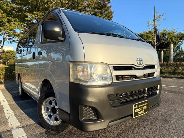 ハイエースバン ロングDX 4WD ディーゼルターボ オートマ 両側スライドドア 6人乗り キーレスエントリー ETC ナビ フルセグTV Bluetooth接続 タイミングベルト交換歴有 エアコン パワステ パワーウインドウ(8枚目)