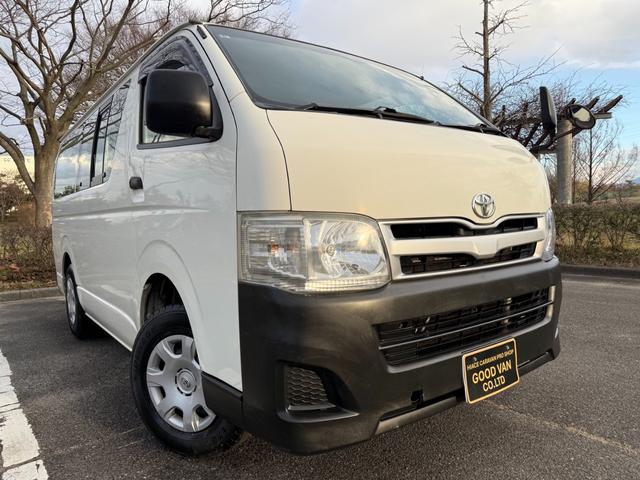 ハイエースバン 4WD ディーゼルターボ 9人乗り オートマ スライドドア 3列シート ETC キーレス ナビ TV Bluetooth リアヒーター・クーラー 車検R8年6月 タイベル交換歴有 パワステ PW(8枚目)