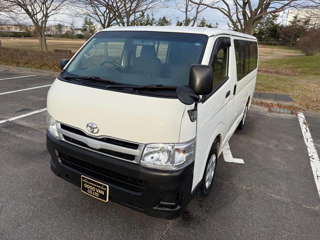 ハイエースバン 4WD ディーゼルターボ 9人乗り オートマ スライドドア 3列シート ETC キーレス ナビ TV Bluetooth リアヒーター・クーラー 車検R8年6月 タイベル交換歴有 パワステ PW(20枚目)