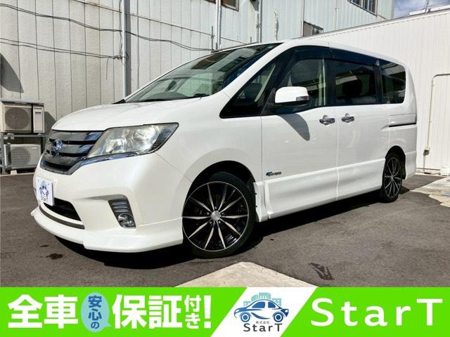 セレナ ハイウェイスター　Ｓ－ハイブリッド　後席モニター／レオニス１８インチ／全席シートカバー／フルセグテレビ／バックカメラ／ＥＴＣ／Ｂｌｕｅｔｏｏｔｈ／クルーズコントロール／ＨＩＤヘッドＬ／ＬＥＤフォグ／（2枚目）