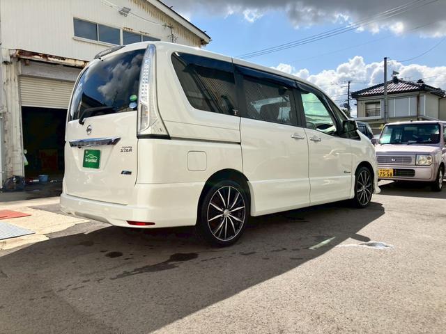 セレナ ハイウェイスター　Ｓ－ハイブリッド　後席モニター／レオニス１８インチ／全席シートカバー／フルセグテレビ／バックカメラ／ＥＴＣ／Ｂｌｕｅｔｏｏｔｈ／クルーズコントロール／ＨＩＤヘッドＬ／ＬＥＤフォグ／（8枚目）