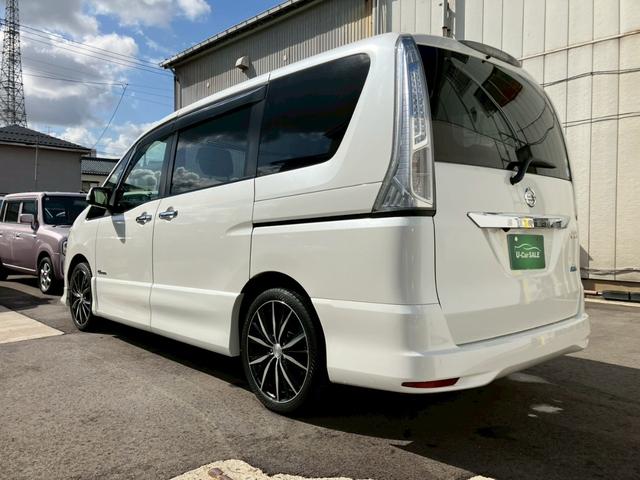 セレナ ハイウェイスター　Ｓ－ハイブリッド　後席モニター／レオニス１８インチ／全席シートカバー／フルセグテレビ／バックカメラ／ＥＴＣ／Ｂｌｕｅｔｏｏｔｈ／クルーズコントロール／ＨＩＤヘッドＬ／ＬＥＤフォグ／（10枚目）
