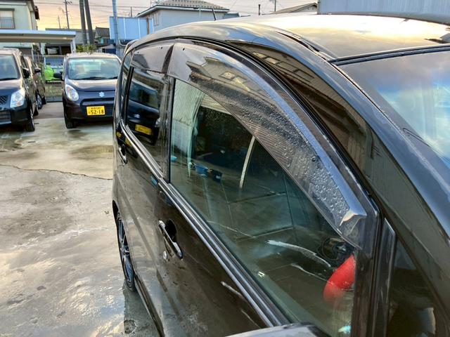 ムーヴ カスタム R ターボ ワンセグ ツイーター 社外アルミ HIDヘッドライト フォグランプ スマートキー シートカバー スタッドレスタイヤ可(42枚目)