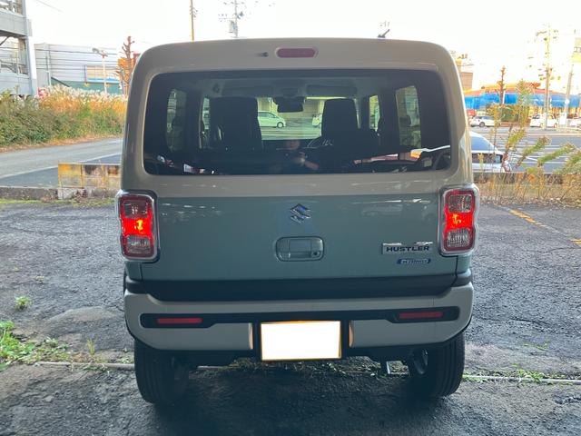 ハスラー ＨＹＢＲＩＤ　Ｘ　３型　★４ＷＤ★　４ＷＤ　オートライト　プッシュスタート　シートヒーター　オートエアコン　衝突被害軽減システム　アイドリングストップ　衝突安全ボディ　盗難防止システム　横滑り防止機能（7枚目）