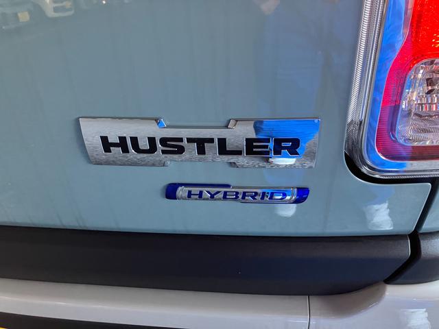 ハスラー ＨＹＢＲＩＤ　Ｘ　３型　★４ＷＤ★　４ＷＤ　オートライト　プッシュスタート　シートヒーター　オートエアコン　衝突被害軽減システム　アイドリングストップ　衝突安全ボディ　盗難防止システム　横滑り防止機能（15枚目）