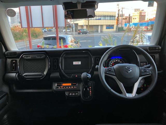 ハスラー ＨＹＢＲＩＤ　Ｘ　３型　★４ＷＤ★　４ＷＤ　オートライト　プッシュスタート　シートヒーター　オートエアコン　衝突被害軽減システム　アイドリングストップ　衝突安全ボディ　盗難防止システム　横滑り防止機能（19枚目）