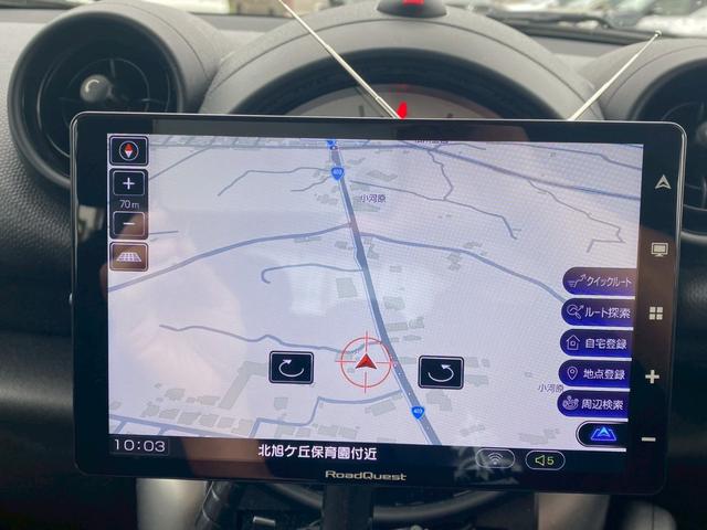 ＭＩＮＩ クーパー　クロスオーバー　ポータブルナビ　プッシュスタート　ＥＴＣ　純正アルミホイール　ＨＩＤ　オートエアコン（13枚目）