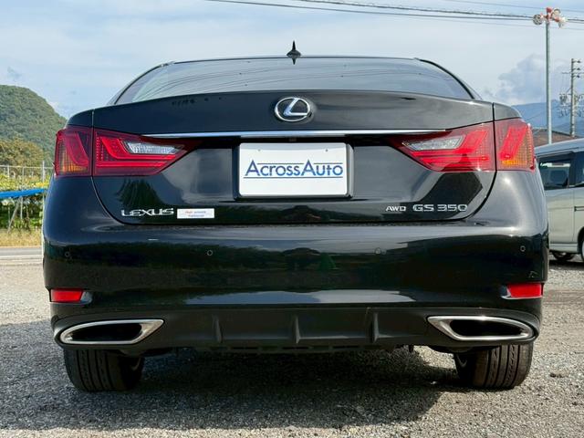 ＧＳ ＧＳ３５０　Ｉパッケージ　４ＷＤ　ナビ　バックモニター　パワーシート　シートヒーター　クルーズコントロール　スマートキー　ＥＴＣ　ミリ波レーダー　クリアランスソナー　ブラインドスポットモニター　１８インチＯＰアルミホイール（6枚目）