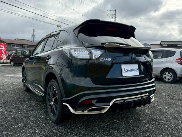 ＣＸ－５ ＸＤ　Ｌパッケージ　４ＷＤ　ターボ　ＲＯＷＥＮエアロ　皮シート　パワーシート　シートヒーター　ナビ　バックカメラ　Ｂｌｕｅｔｏｏｔｈ　パワーステアリング　パワーウィンドウ　スマートキー　クルーズコントロール　Ｗエアバック（2枚目）