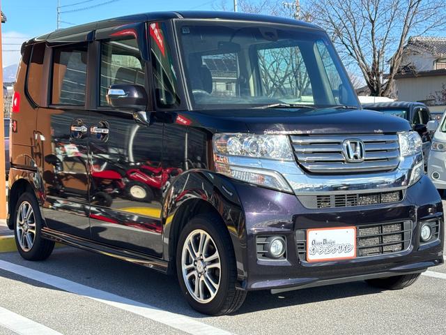 N-BOXカスタム G SSパッケージ 4WD ETC バックカメラ ナビ 両側パワースライド ABS シートヒーター 盗難防止装置 助手席エアバック HID(7枚目)