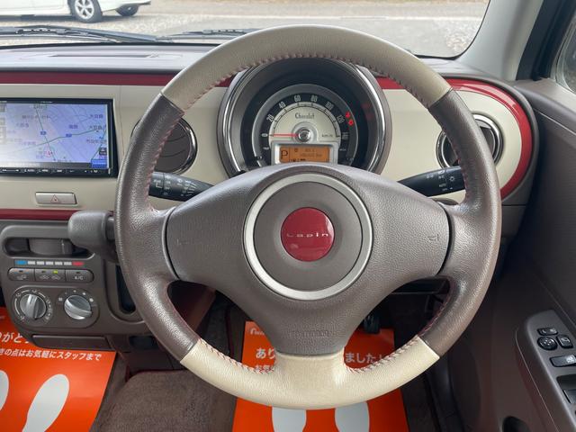 アルトラパンショコラ G 3年保証(距離無制限) バッテリー新品交換 シートヒーター ミラーヒーター 専用レザー調シート ナビ バックモニター BTオーディオ TV(20枚目)