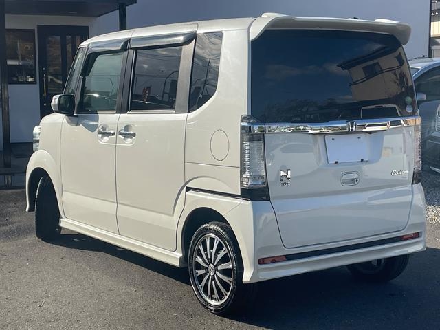 Ｎ－ＢＯＸカスタム ４ＷＤ　Ｇ　ターボＳＳパッケージ　３年保証（距離無制限）ディーラー整備点検実施　両側パワースライドシートヒーター　４ＷＤ　ターボ　ナビ　ＴＶ　バックモニター　ＢＴオーディオ　オートクルーズ（2枚目）
