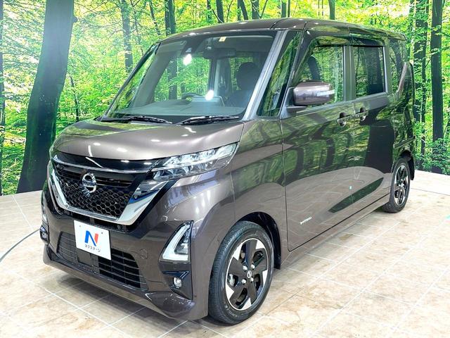 ルークス ハイウェイスター　Ｘ　電動スライド　純正９型ＳＤナビ　アラウンドビューモニター　エマージェンシーブレーキ　コーナーセンサー　スマートキー　ＬＥＤ　ＥＴＣ　車線逸脱警報　オートライト　オートエアコン　純正１４インチＡＷ（26枚目）