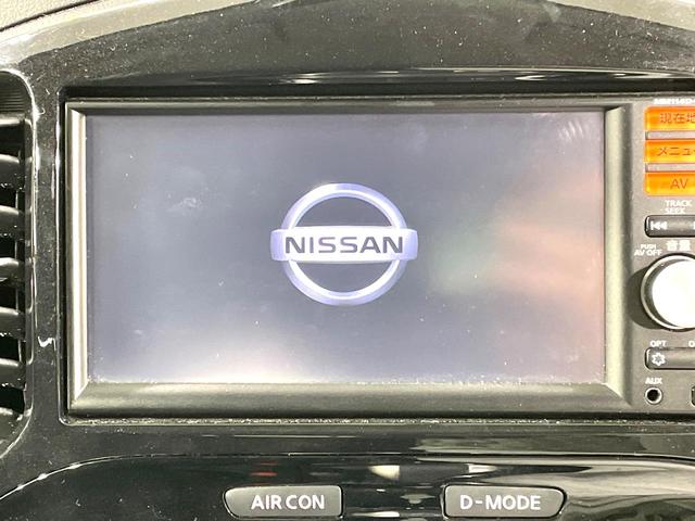 ジューク 15RX エアロ 純正SDナビ バックカメラ 禁煙車 スマートキー ETC オートライト オートエアコン 純正17インチアルミ Bluetooth CD フルセグ(3枚目)
