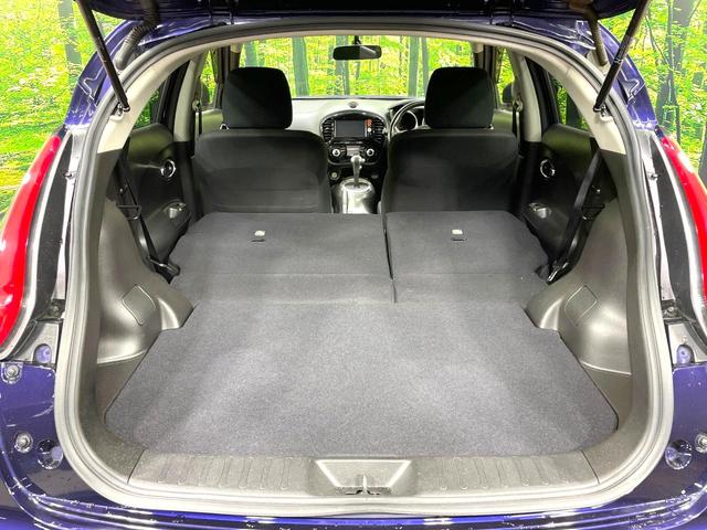 ジューク 15RX エアロ 純正SDナビ バックカメラ 禁煙車 スマートキー ETC オートライト オートエアコン 純正17インチアルミ Bluetooth CD フルセグ(10枚目)