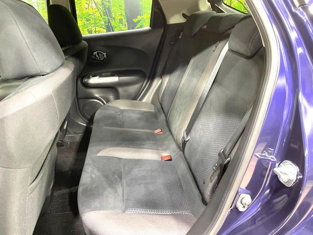 ジューク 15RX エアロ 純正SDナビ バックカメラ 禁煙車 スマートキー ETC オートライト オートエアコン 純正17インチアルミ Bluetooth CD フルセグ(34枚目)
