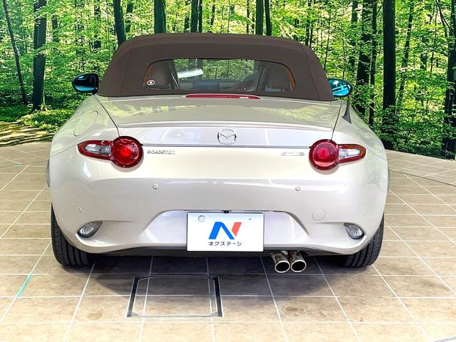 ロードスター ブラウン・トップ SDナビ バックカメラ 衝突被害軽減システム 禁煙車 レザーシート ドラレコ スマートキー LEDヘッド ビルトインETC クルコン オートハイビーム 車線逸脱警報 オートライト オートエアコン(15枚目)