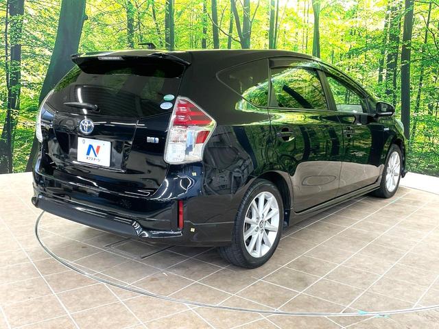 プリウスアルファ Sツーリングセレクション モデリスタ 8型SDナビ バックカメラ 衝突被害軽減システム 禁煙車 スマートキー LEDヘッド ビルトインETC クルコン オートハイビーム 車線逸脱警報 オートライト オートエアコン(17枚目)