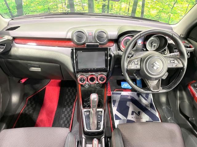スイフトスポーツ ベースグレード 全周囲カメラ レーダークルーズ 禁煙車 シートヒーター コーナーセンサー スマートキー LEDヘッド ビルトインETC 車線逸脱警報 オートライト オートエアコン Bluetooth CD(2枚目)