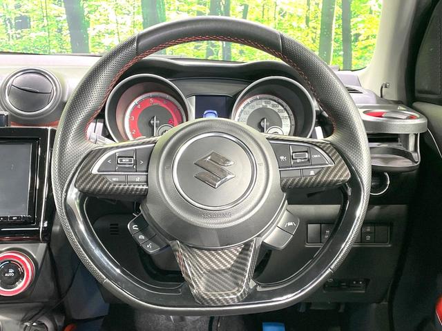 スイフトスポーツ ベースグレード 全周囲カメラ レーダークルーズ 禁煙車 シートヒーター コーナーセンサー スマートキー LEDヘッド ビルトインETC 車線逸脱警報 オートライト オートエアコン Bluetooth CD(11枚目)