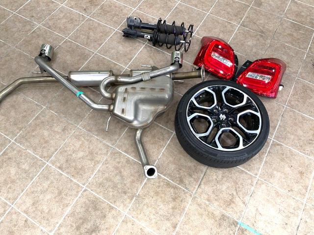 スイフトスポーツ ベースグレード 全周囲カメラ レーダークルーズ 禁煙車 シートヒーター コーナーセンサー スマートキー LEDヘッド ビルトインETC 車線逸脱警報 オートライト オートエアコン Bluetooth CD(60枚目)