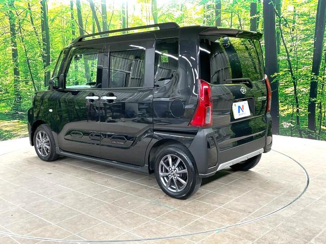 タント ファンクロス 両側電動スライドドア 純正ナビ 全周囲カメラ スマートアシスト フルセグTV Bluetooth コーナーセンサー スマートキー LEDヘッド 純正14インチアルミ オートハイビーム 車線逸脱警報(25枚目)