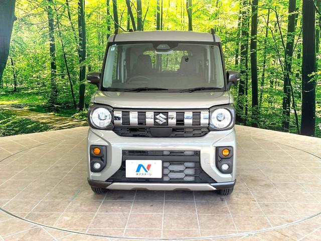 スペーシアギア ハイブリッドXZ 届出済未使用車 両側電動ドア 衝突被害軽減システム レーダークルーズ コーナーセンサー スマートキー LEDヘッド 純正14インチアルミ オートハイビーム 車線逸脱警報 オートライト オートエアコン(14枚目)